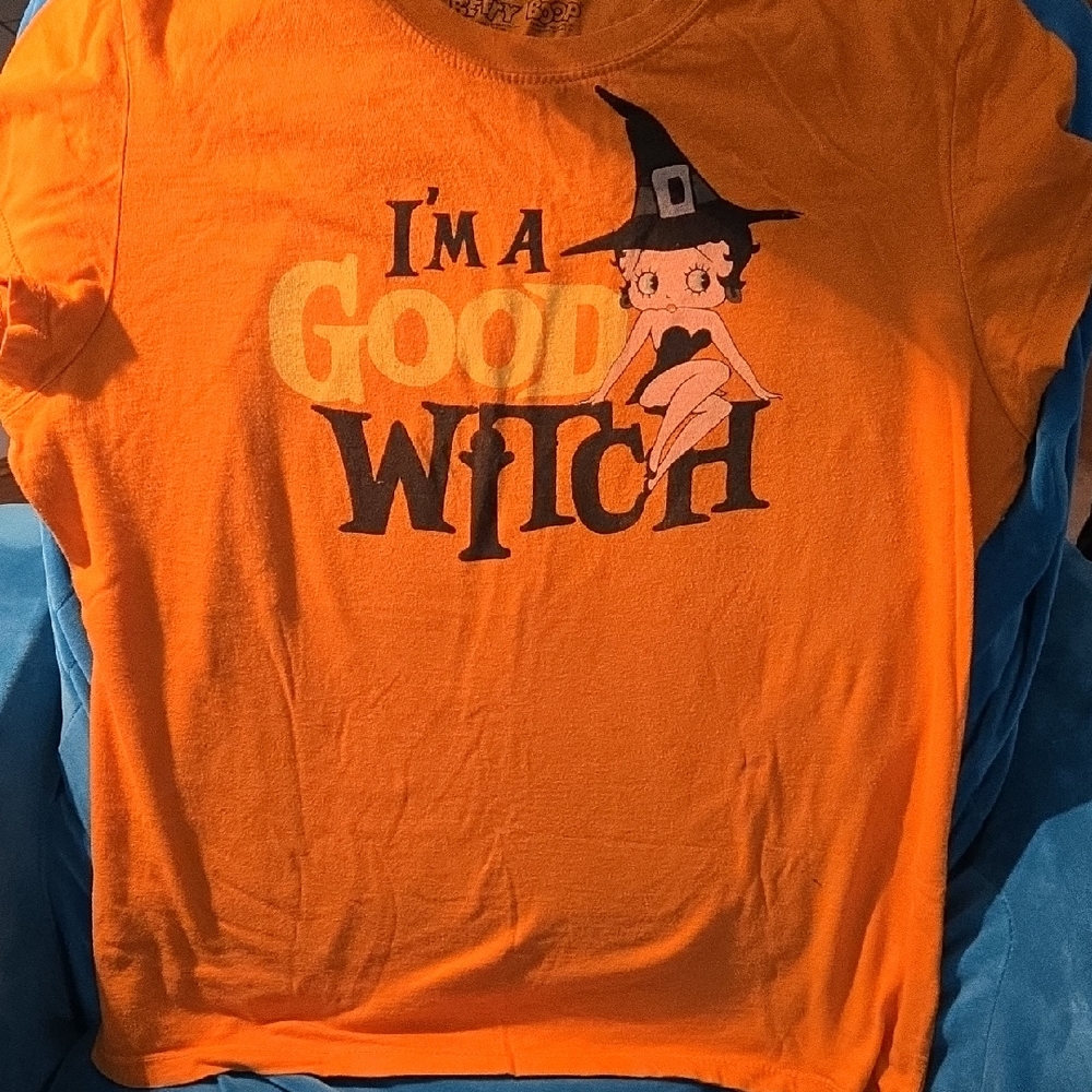 Betty Boop Orange Graphic Tee